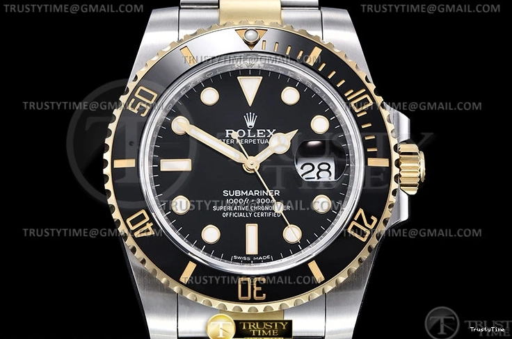 0501 Submariner 116613LN 904L YG SS Black GMF V2 VR DailyWear 1089